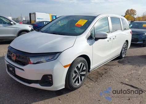 2025 Honda Odyssey Ex-L из США, поврежденный, VIN 5FNRL6H63SB077136